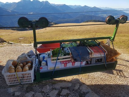 Seiser Alm: Hüttenküche ganz traditionell Seiser Alm: Hüttenküche ganz traditionell